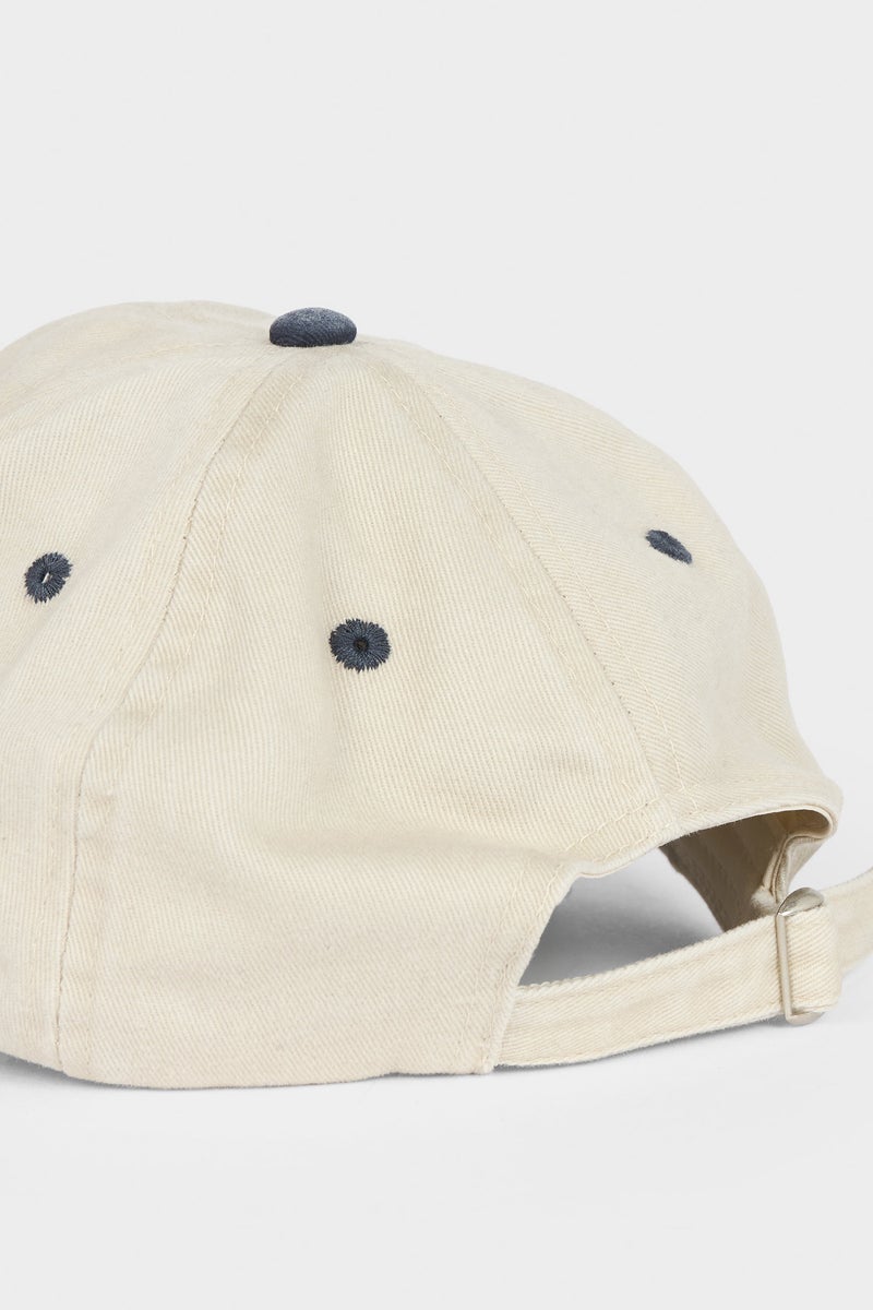 DeFacto Blue Man Man Embroidered Cotton Cap Casual - Image 4